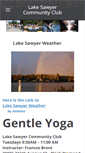 Mobile Screenshot of lakesawyer.org